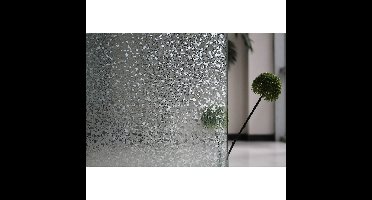 Wicotex Raamfolie - 5x 45 cm x 2 m - semi transparant - steentjes