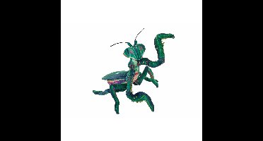 Wild Republic Bidsprinkhaan knuffel - groen - 50 cm - pluche
