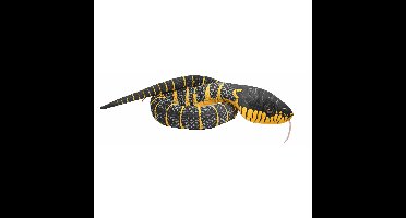 Wild Republic mangrove slang knuffel - zwart - 137 cm