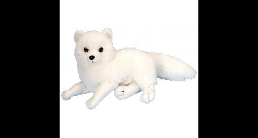 Wild Republic pluche poolvos knuffel - wit - 20 cm - vossen