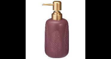 Zeeppompje Forrest - bordeaux rood - aardewerk - 7 x 17 cm - 370 ml