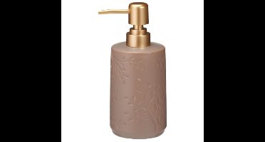 Zeeppompje Forrest - taupe - aardewerk - 7 x 17 cm - 370 ml