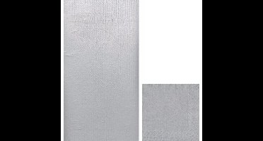 Zilverkleurige set servetten en tafelkleed/tafellaken