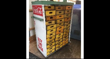 Originele Metalen Coca-Cola Kratjes Kar