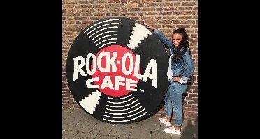 Rock-Ola Cafe Zwaar Metalen Bord - XXL