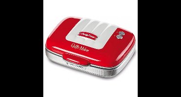 Ariete Party Time Retro Wafelijzer - Rood
