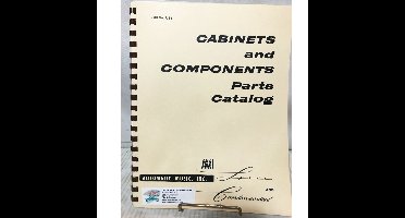 Cabinets And Components Parts Catalog Ami Jukebox Model Lyric & Continental