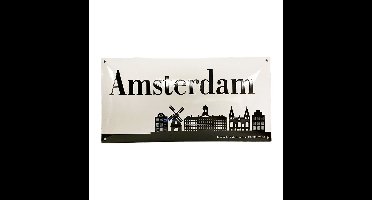 Amsterdam Emaille Bord - 50 x 25cm