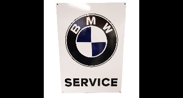 BMW Service Emaille Bord - 70 x 50cm