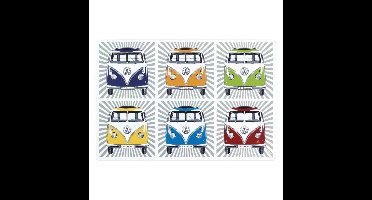 Volkswagen Placemats - Set Van 4