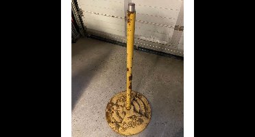 Originele Gele Coca-Cola Voet - Patina