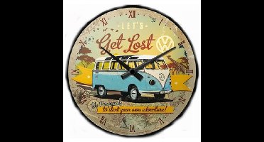 VW Volkswagen Bulli Let's get Lost Klok