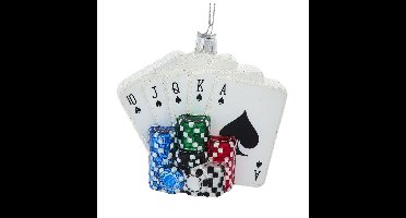 Kurt S. Adler Noble Gems Poker Kaarten & Chips Kersthanger | 20% korting