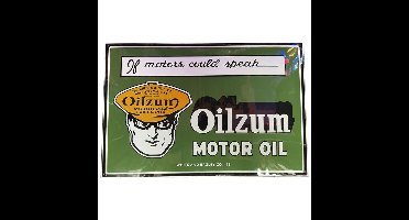 Oilzum Motor Oil Emaille Bord - 60 x 40 cm
