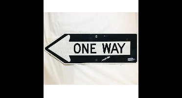 One Way Straatbord - Origineel - Large (1)