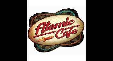 Atomic Cafe Retro Zwaar Metalen Bord GROOT Staal 73 x 50 cm