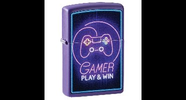 Zippo Aansteker Gamer Neon Design