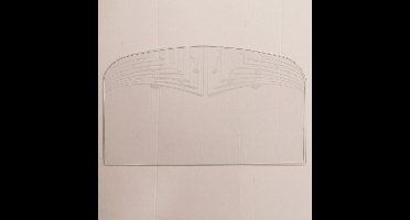 Rock-Ola 1422/1426 Jukebox Musical Notes Etched Ruit