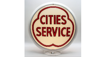 Cities Service Rood Logo Benzinepomp Bol