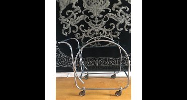 1930's Art Deco Serveerwagen - In Originele Conditie