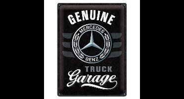 Metalen Bord 30x40 cm Mercedes Daimler Truck - Garage