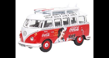 VW T1 Coca-Cola Van Reproductie 1:24 - Vintage Modelauto