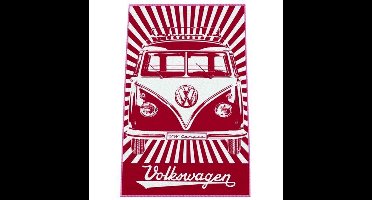 VW Volkswagen Bus Strandlaken Rood