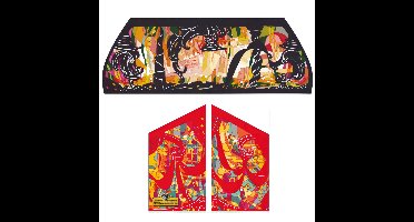 Wurlitzer 1250 Top Diffuser Set Stickers