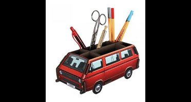 Volkswagen T3 Bus Potloodhouder - Rood