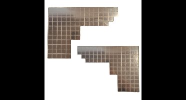 Wurlitzer 1700 Achterwand Spiegels (Set)