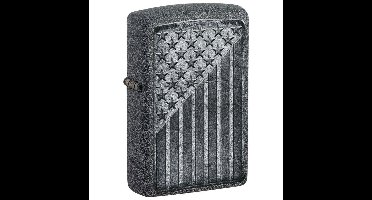 Zippo Aansteker Star & Stripes USA Flag - Grindgrijs