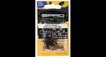 Spro Mb Easy Snap + Rg Swivel 3+5 - 10St.