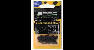 Spro Mb Single Brass Crimp 10mm 1.8 mm 50St.