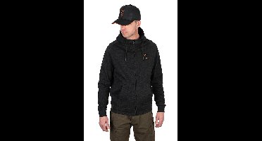 Fox Collection Lightweight Hoody Black & Orange Large
