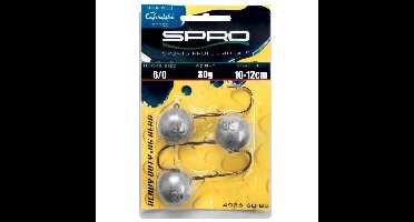 Spro Round HD Jighead 90 4/0 40gr 3st.