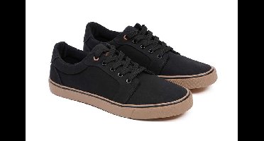 Fox Black Canvas Shoe Size 44