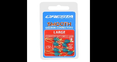Cresta Smooth Dacron Connectors Large (2,0-4,0mm)