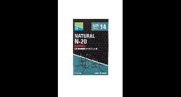 Preston Natural N-20 haken Size 12