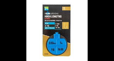 Preston Revaluation Hooklengths N30 Size 12 0,15 mm