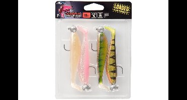Fox Rage Uv Zander Pro Loaded Shads 10 cm 10 gr 3/0
