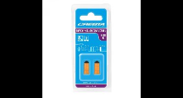 Cresta Softcap Hollow Connectors 2St. Size L Red