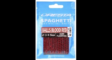 Cresta Spaghetti Balls 15St. Blood Red