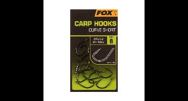 Fox Carp Hooks Curve Shank Short 10st. Size 2