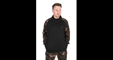 Fox LW Black / Camo Qtr Zip Small