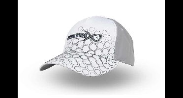 Matrix Hex Print Baseball Cap White