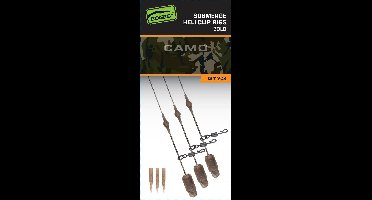 Fox Edges Camo Submerge Heli-Clip Rigs 30lb 3st.