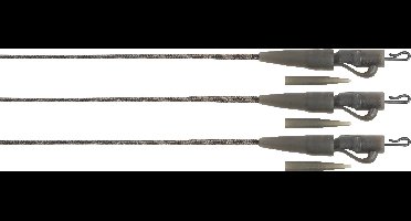 Fox Edges Naturals Submerge Lead Clip Leaders 40lb 3st.