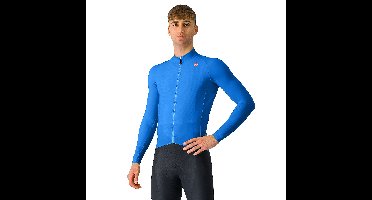 Castelli Aero race lange mouw jersey azzurro italia heren