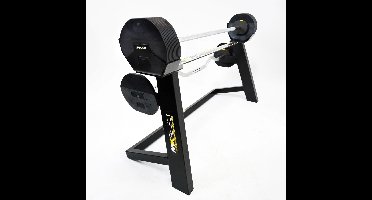 Tunturi MX Select MX100 Verstelbare halterstang en EZ Curl Bar met standaard 45,5 kg