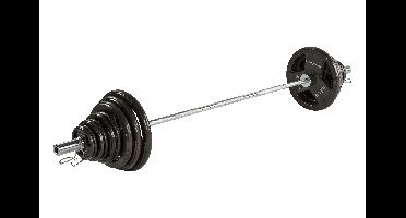 Tunturi Olympische Halterset l Tri-Grip Barbell Set 140 kg
